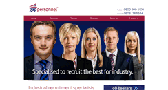 Desktop Screenshot of gap-personnel.com